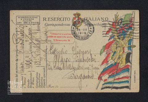 Savio Pietro, 53° Battaglione Genio, 122a Compagnia Zappatori a Tiraboschi Marco e famiglia