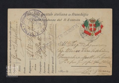 Scarpellini Giovanni, 218° Reggimento Fanteria, 2° Battaglione, Posto di medicazione a Tiraboschi Marco