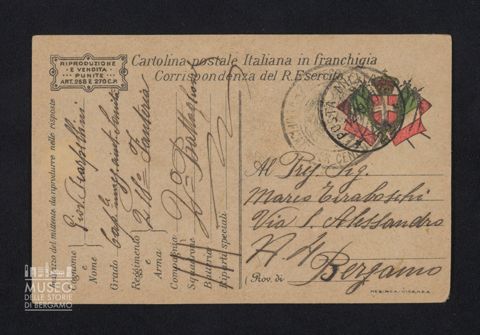 Scarpellini Giovanni, caporale maggiore aiutante di sanità, 218° Reggimento Fanteria, 2° Battaglione a Tiraboschi Marco