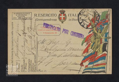 Scarpellini Giovanni, caporale maggiore, Quartier Generale 1a Armata a Tiraboschi Marco