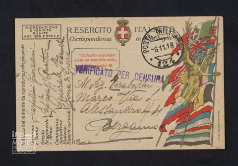 Scarpellini Giovanni, caporale maggiore, Quartier Generale 1a Armata a Tiraboschi Marco