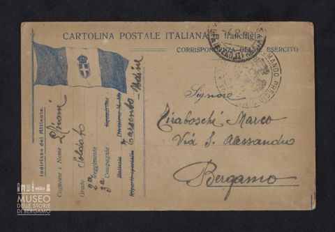 Tironi L., 2° Reggimento, 3a Compagnia, Tarcento (UD) a Tiraboschi Marco