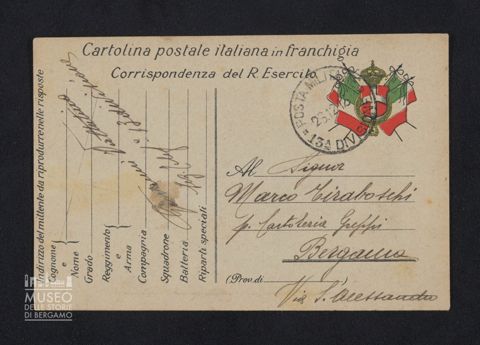 Valtulina Giovanni, Sezione Teleferica, 13a Divisione a Tiraboschi Marco