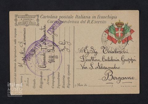 Zappettini Domenico, Comando 1a Armata, Ufficio Informazioni a Tiraboschi Marco