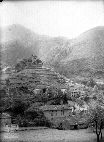 Monte Oliveto con santuario e case