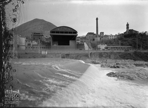 Italcementi e fiume Serio