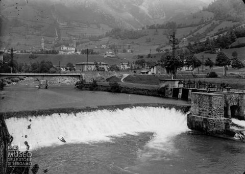 Panorama dal fiume Serio