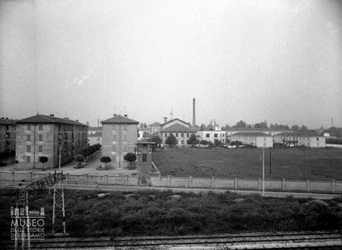 Ricovero della Clementina, veduta con ferrovia