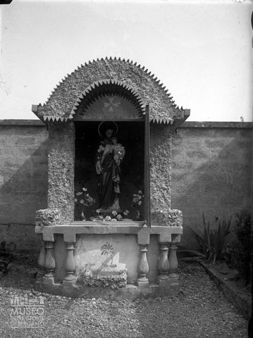 Ricovero della Clementina, statua di san Giuseppe