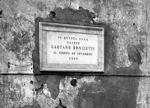 Targa della casa di Donizetti