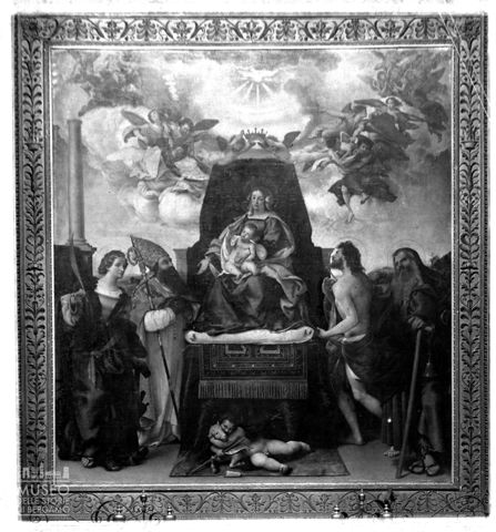 Chiesa di Santo Spirito, cappella con dipinto di Lotto
