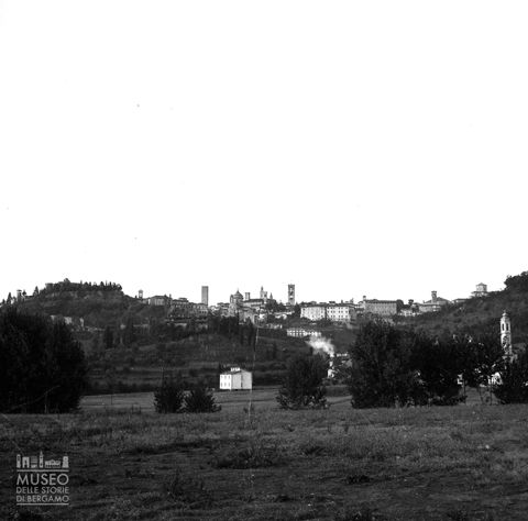 Veduta di Città Alta da Valverde
