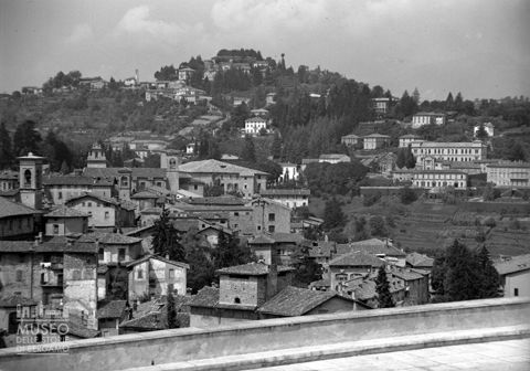 Panorama di Città Alta dalla Rocca