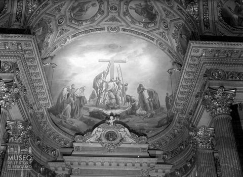 Affresco della deposizione di Cristo