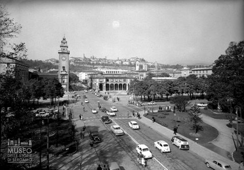 Panorama di Piazzale Vittorio Veneto e di Via Roma