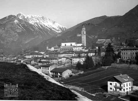 Veduta sul centro di Clusone