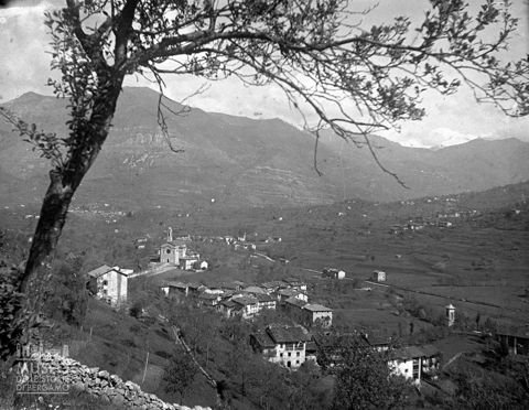 Veduta di Fiobbio dall'alto