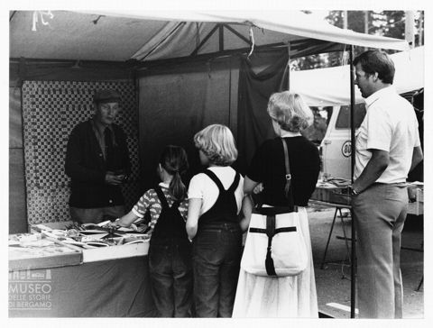 Bancarella di un mercato