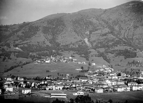 Panorama di Gandino e della frazione Barzizza