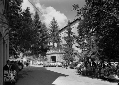 Parcheggio di un albergo