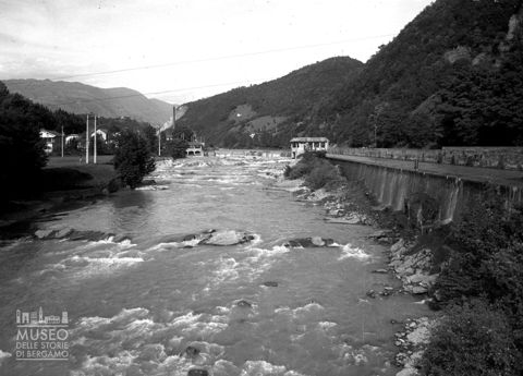 Gazzaniga, fiume Serio