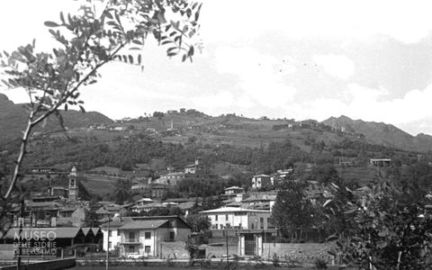 Gazzaniga, centro abitato e località Castello