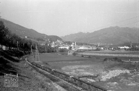 Panorama di Gazzaniga da Sud