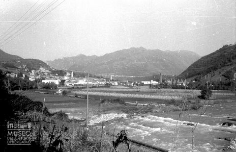 Panorama di Gazzaniga da Sud