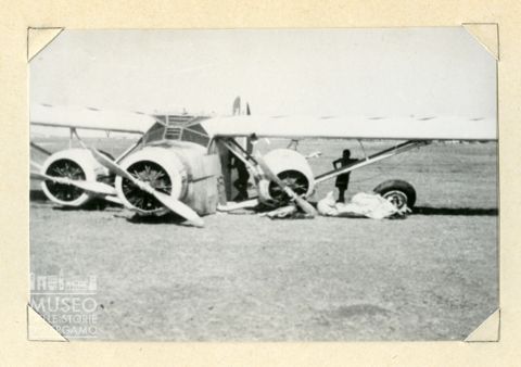 Caproni Ca 133 - Trimotore da bomb.(crashed)