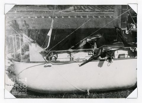 dirigibile M 16 (?) - foto negli hangar