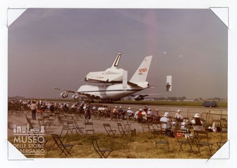 Space Shuttle Enterprise - quadrireattore con navicella Nasa