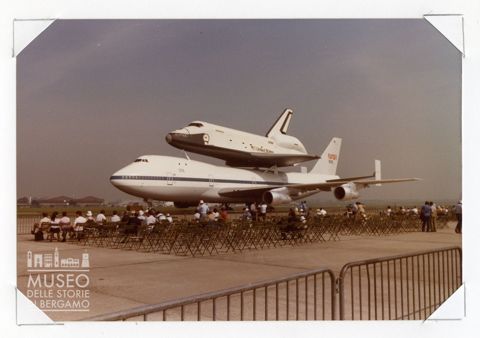 Space Shuttle Enterprise - quadrireattore con navicella Nasa