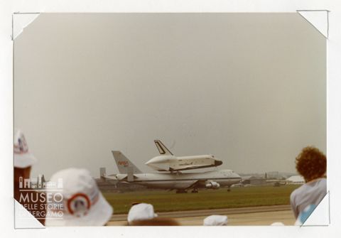 Space Shuttle Enterprise - quadrireattore con navicella Nasa