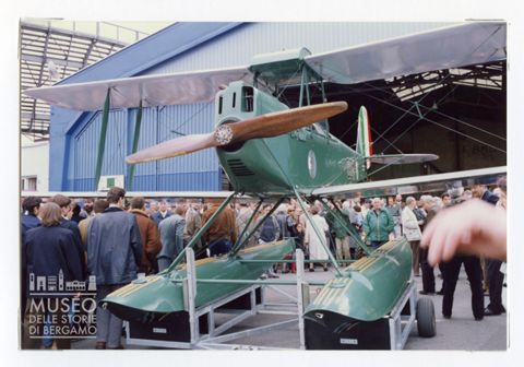 Caproni Ca 100 Idro - Biplano idrovolante turismo (1° volo dopo restauro)