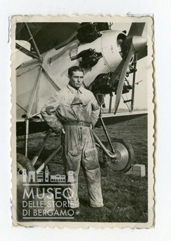 Breda 25 - Biplano scuola (foto originale)