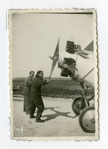 Breda 25 - Biplano scuola (foto originale)