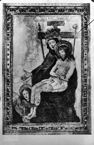 Cartolina con affresco, riproduzione