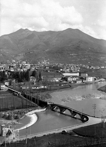 Fiume Serio e panorama
