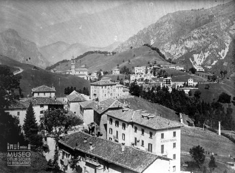 Veduta con albergo