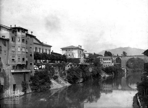 Fiume Brembo e ponte
