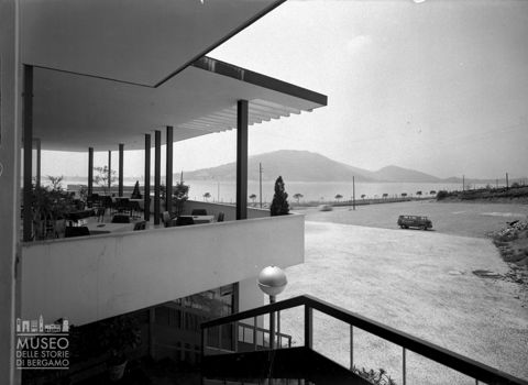 Hotel Duago a Predore, terrazza