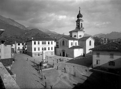 Rovetta, chiesa e monumento