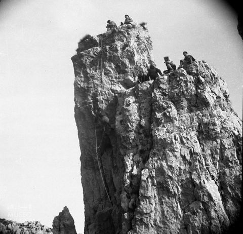 Alpinisti in vetta