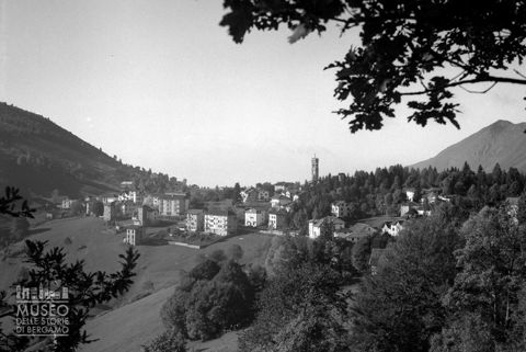 Panorama del centro di Selvino