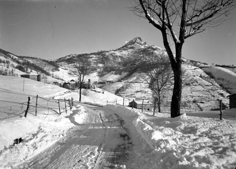 Panorama invernale di Ama