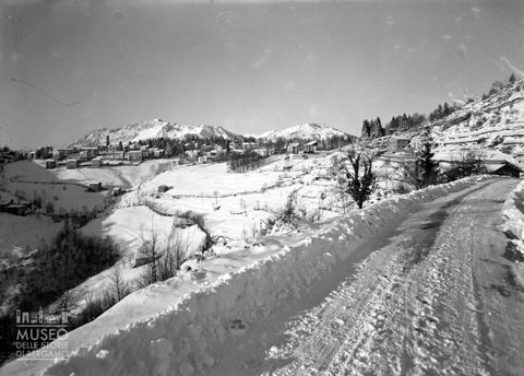 Panorama invernale di Selvino