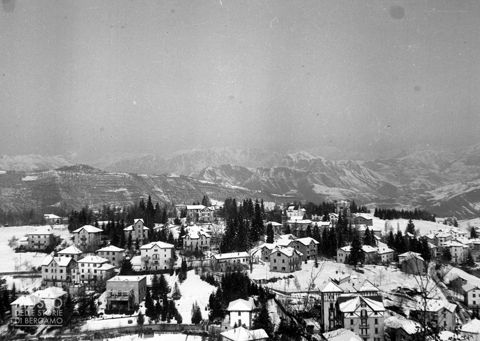 Panorama invernale di Selvino