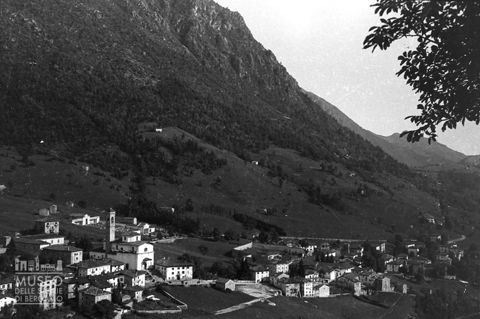 Panorama di Serina da Nord