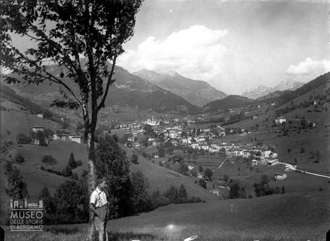 Panorama con bambino