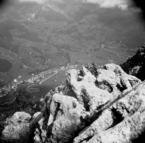 Panorama da monte Alben
